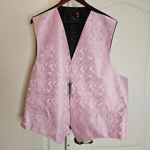 Elegant Q Italia Pink Paisley Vest